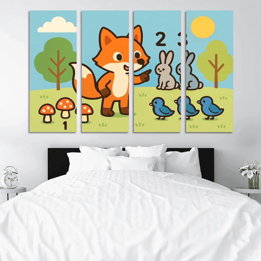 Counting Forest Adventure one-piece frames