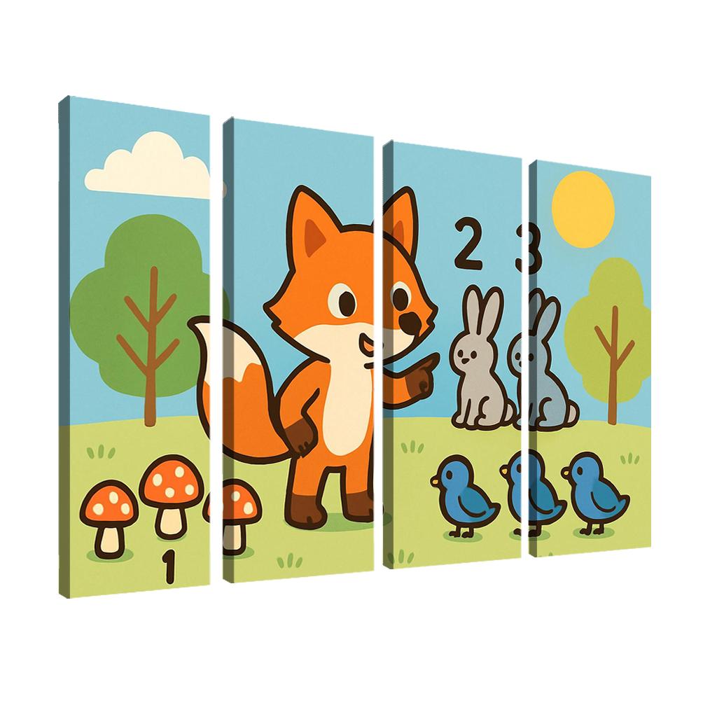 Counting Forest Adventure one-piece frames