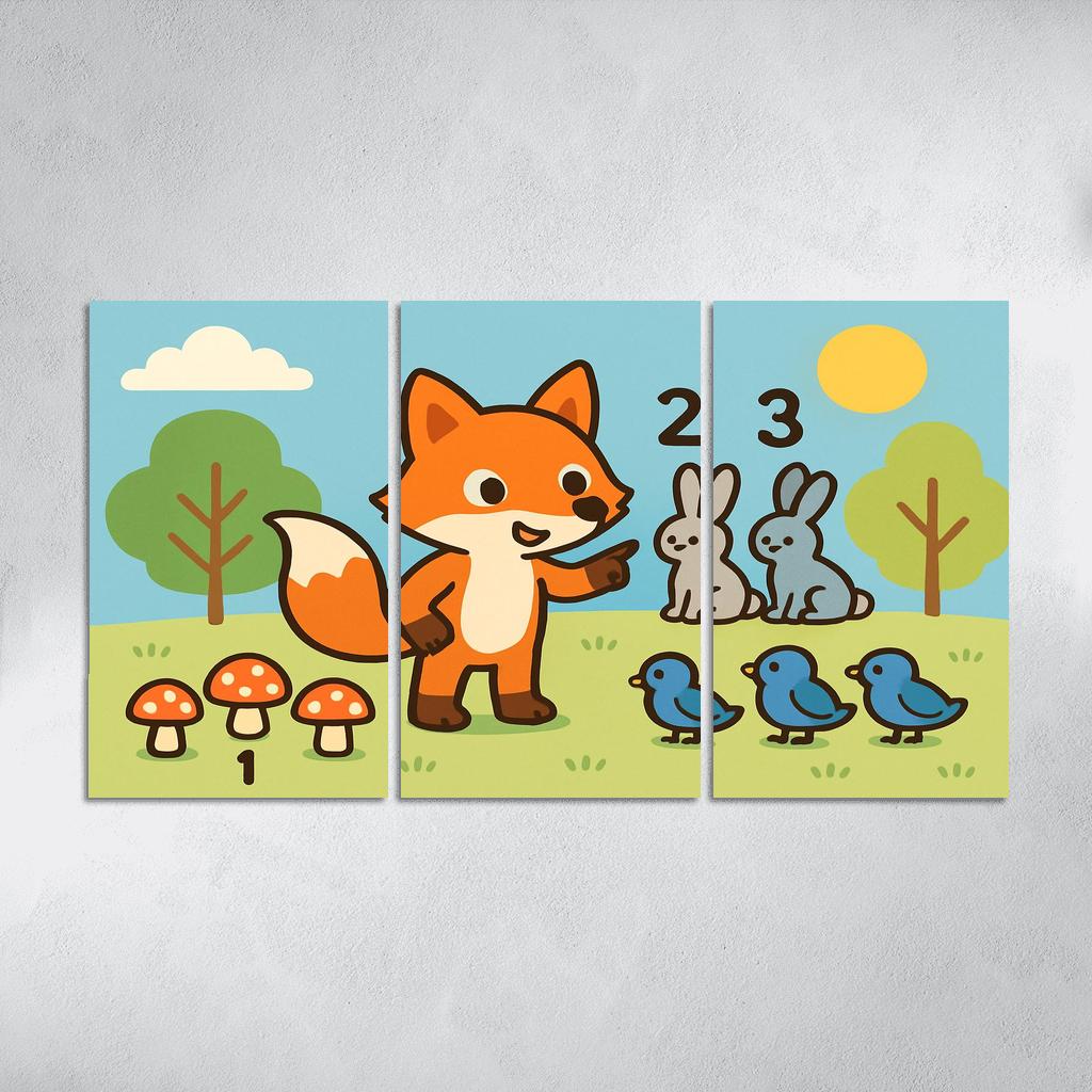 Counting Forest Adventure one-piece frames