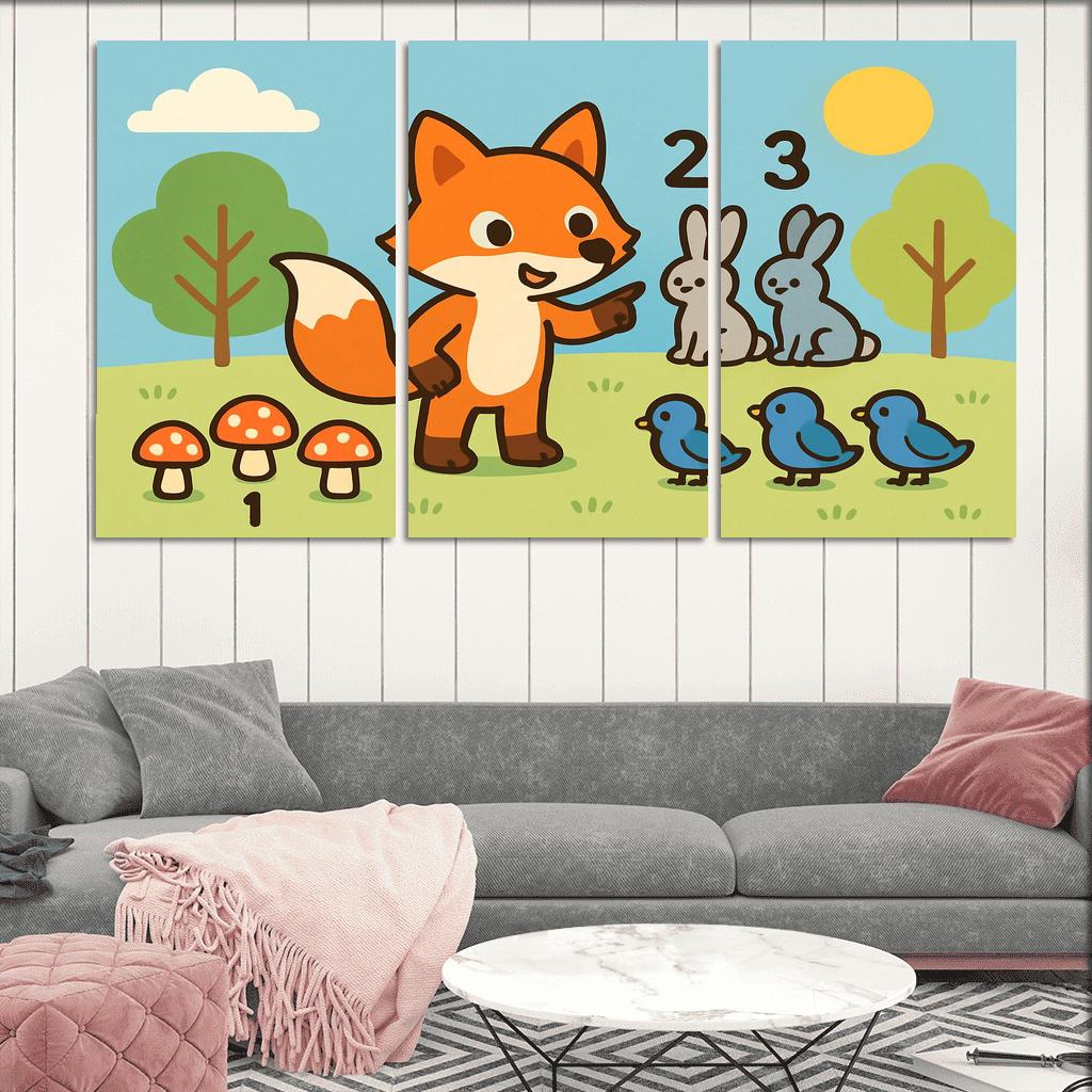 Counting Forest Adventure one-piece frames