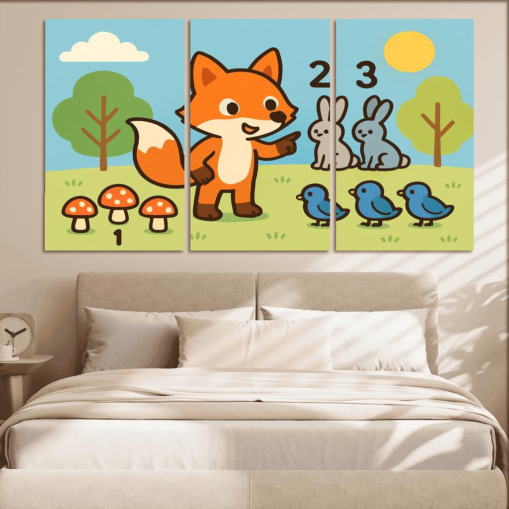 Counting Forest Adventure one-piece frames