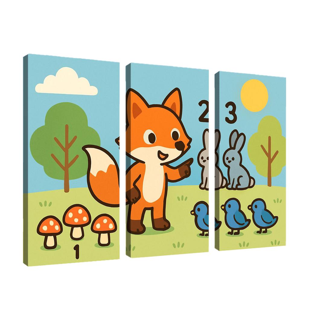 Counting Forest Adventure one-piece frames