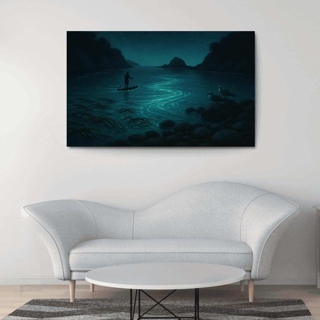 Moonlit Kelp Cove premium artwork frames