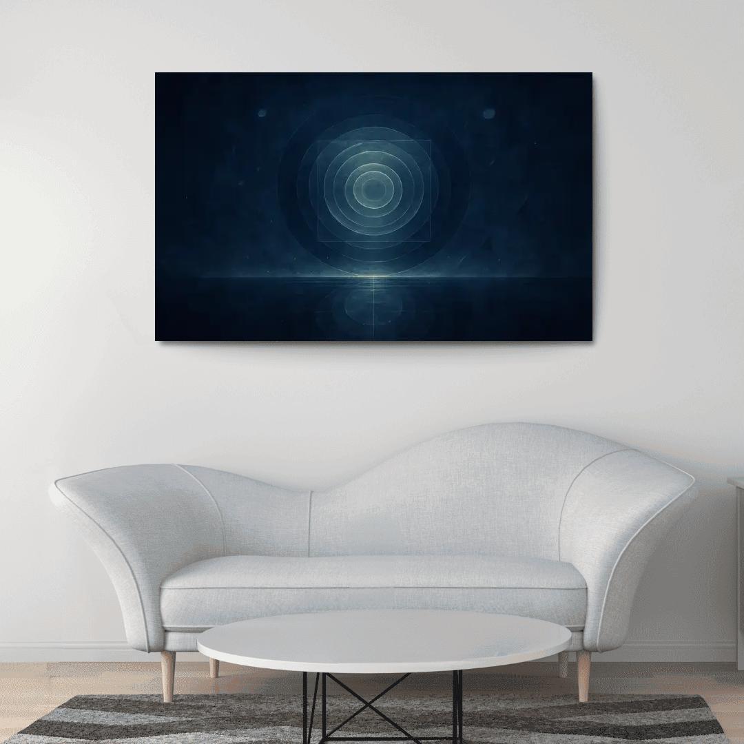 Pulse Of Silent Symmetries abstract paintings frame