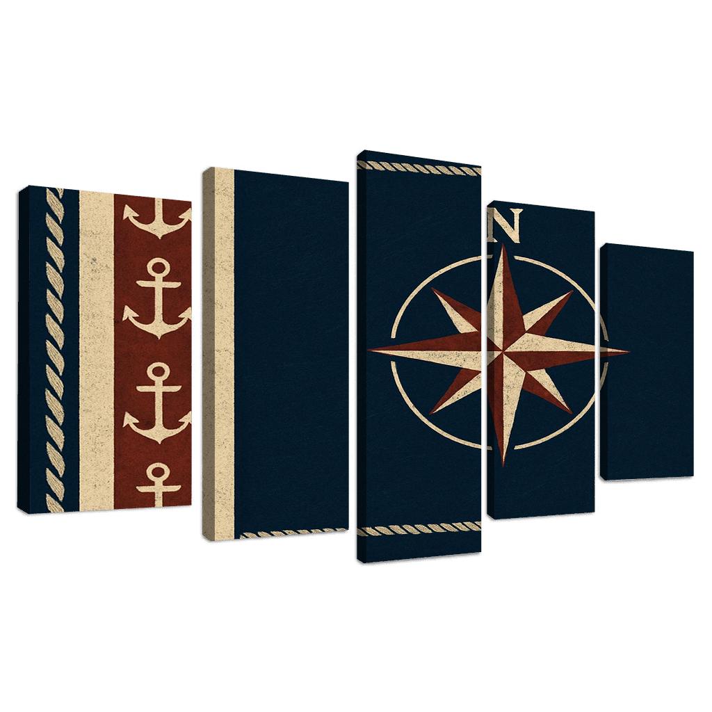 Mariner Banner abstract paintings frame