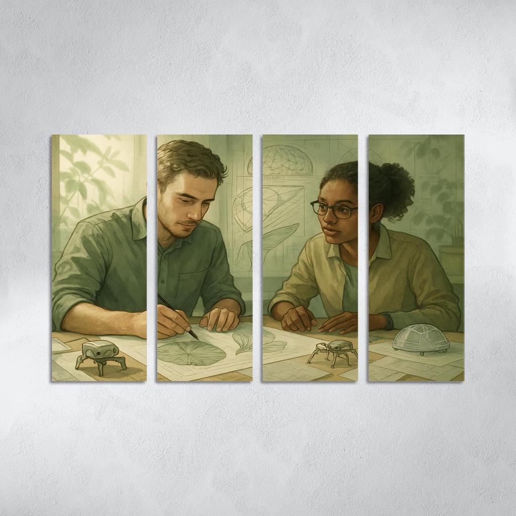 Bioinspired Engineering Learning From Nature custom paintings frame