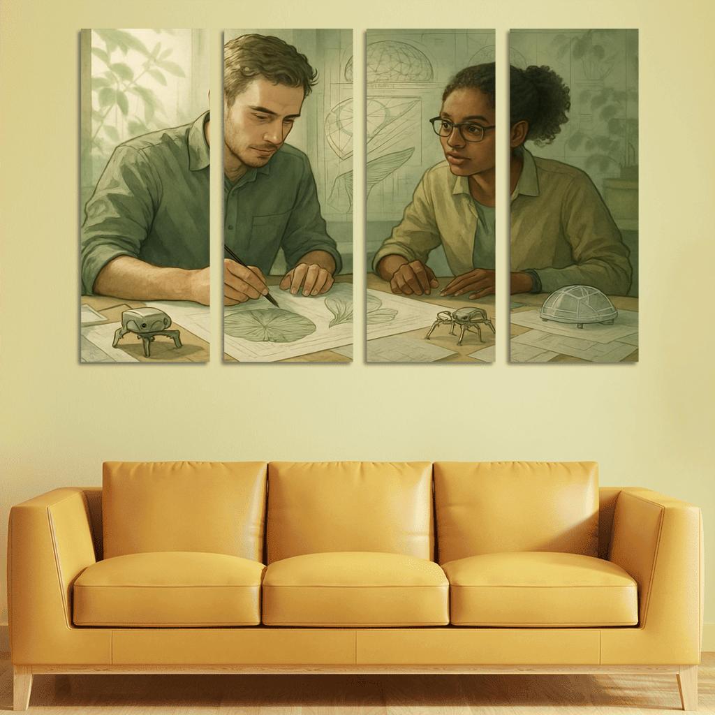 Bioinspired Engineering Learning From Nature custom paintings frame