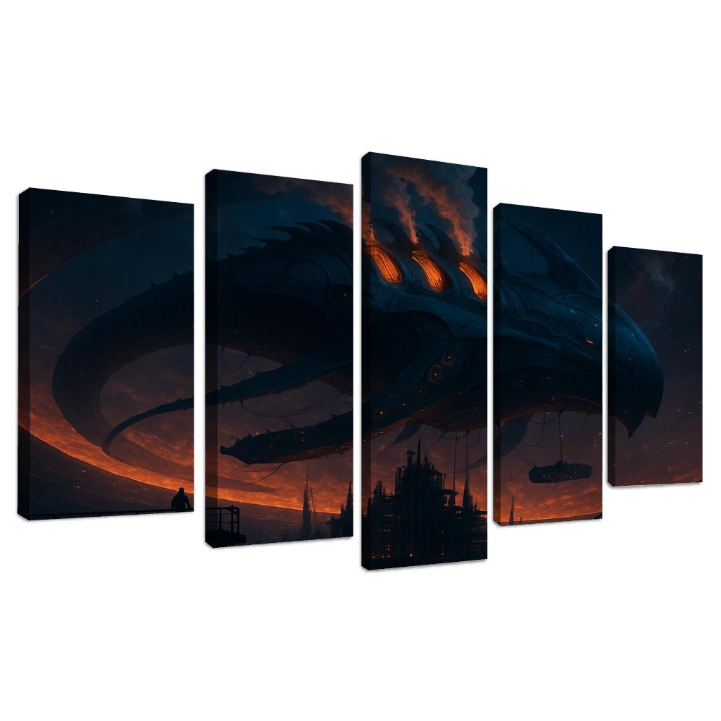 Aetherforge Leviathan canvas paintings frame