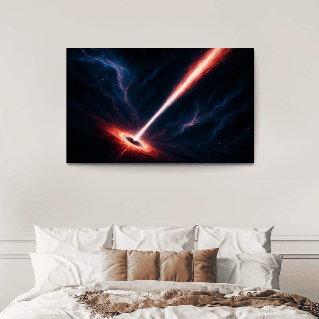 Relativistic Jets Over A Microquasar premium artwork frames
