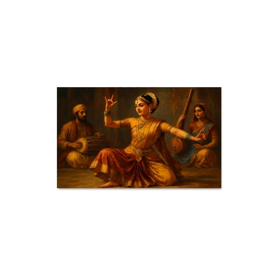 Kuchipudi Narrative Dance custom paintings frame