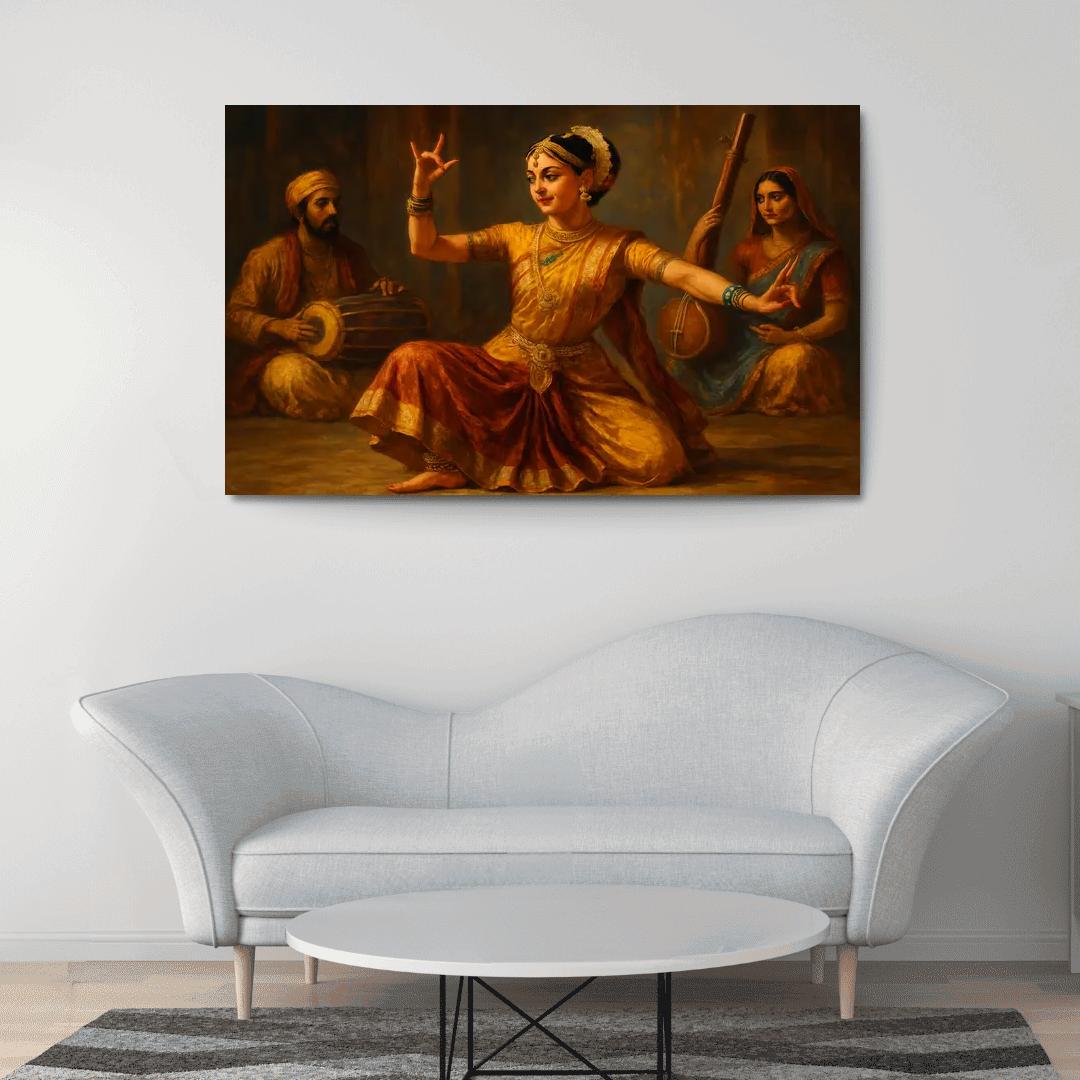 Kuchipudi Narrative Dance custom paintings frame