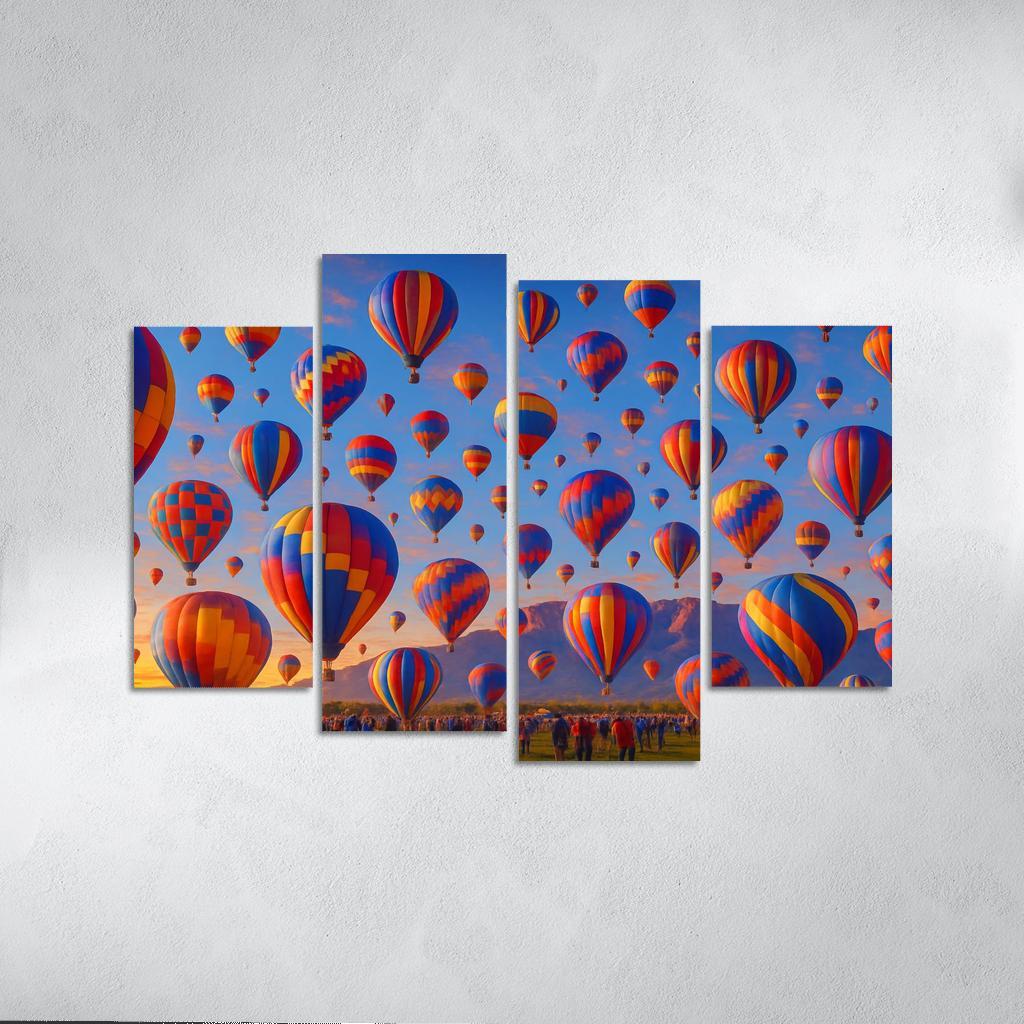 Albuquerque International Balloon Fiesta modern paintings frame