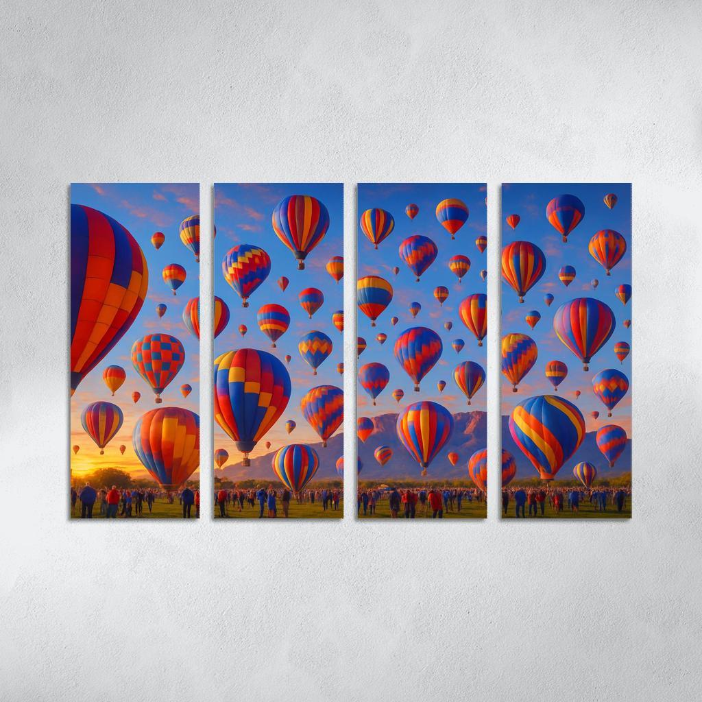 Albuquerque International Balloon Fiesta modern paintings frame
