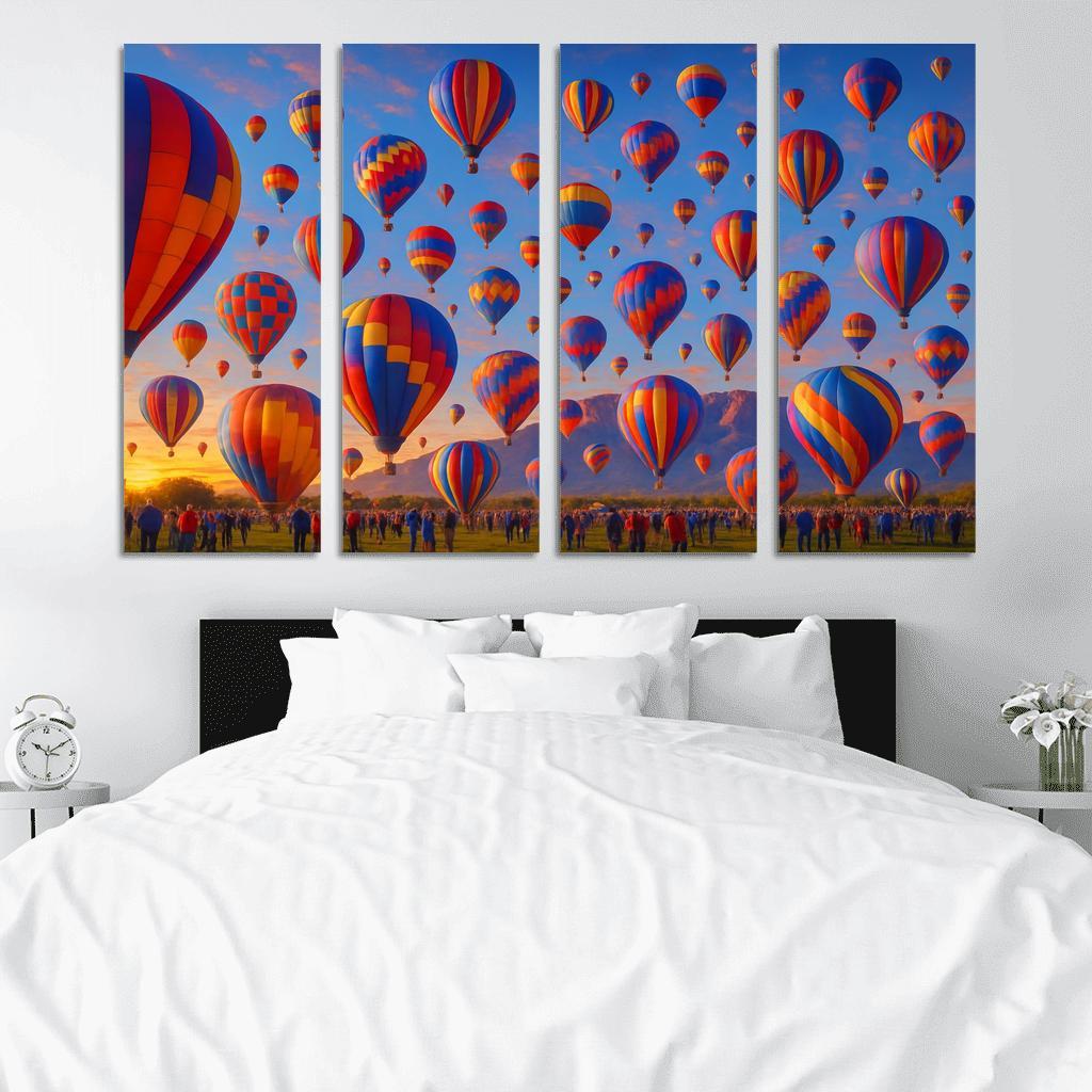 Albuquerque International Balloon Fiesta modern paintings frame