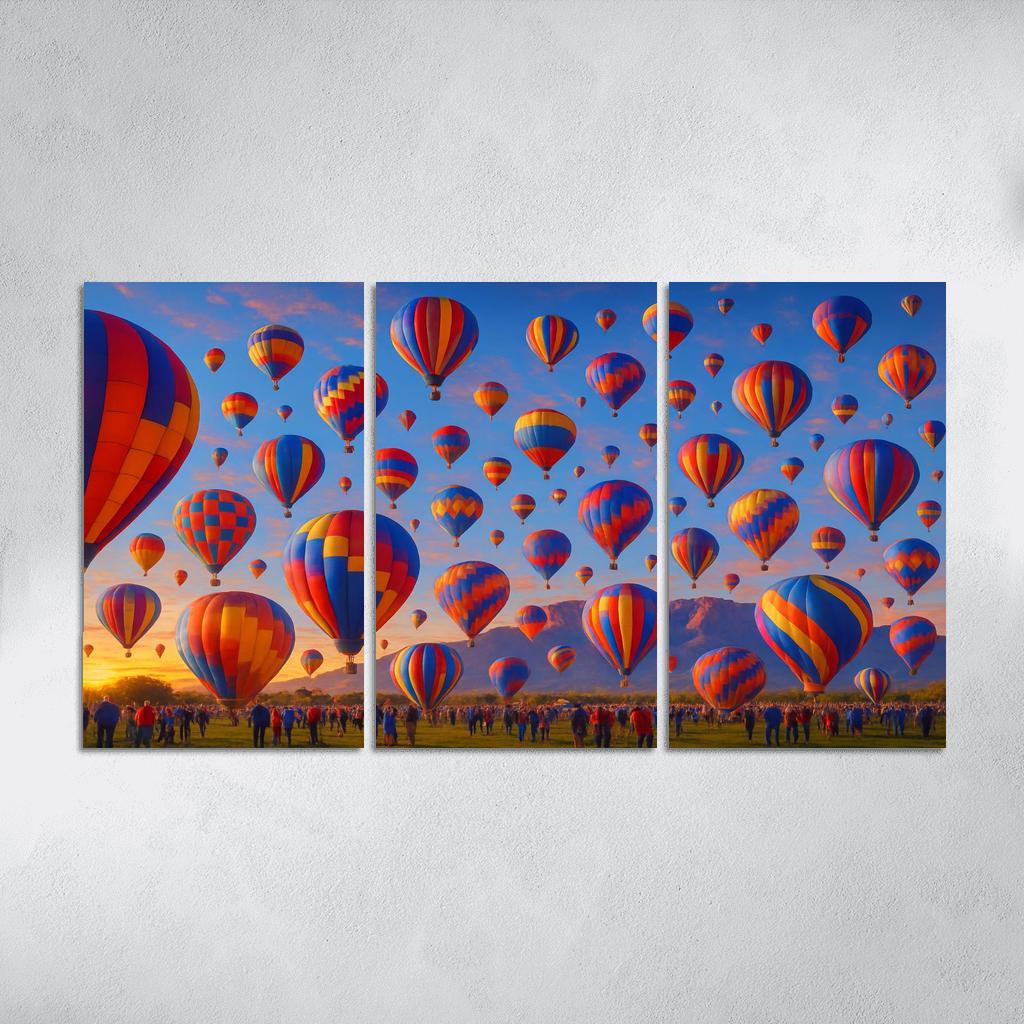 Albuquerque International Balloon Fiesta modern paintings frame