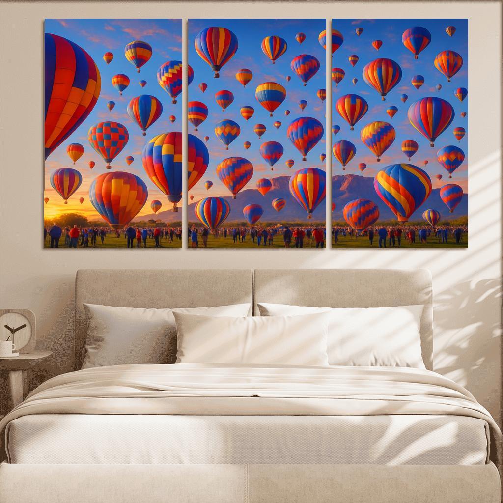 Albuquerque International Balloon Fiesta modern paintings frame