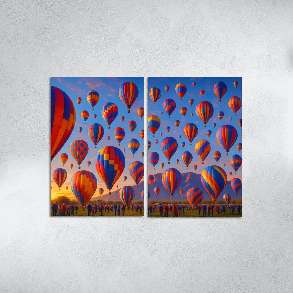 Albuquerque International Balloon Fiesta modern paintings frame