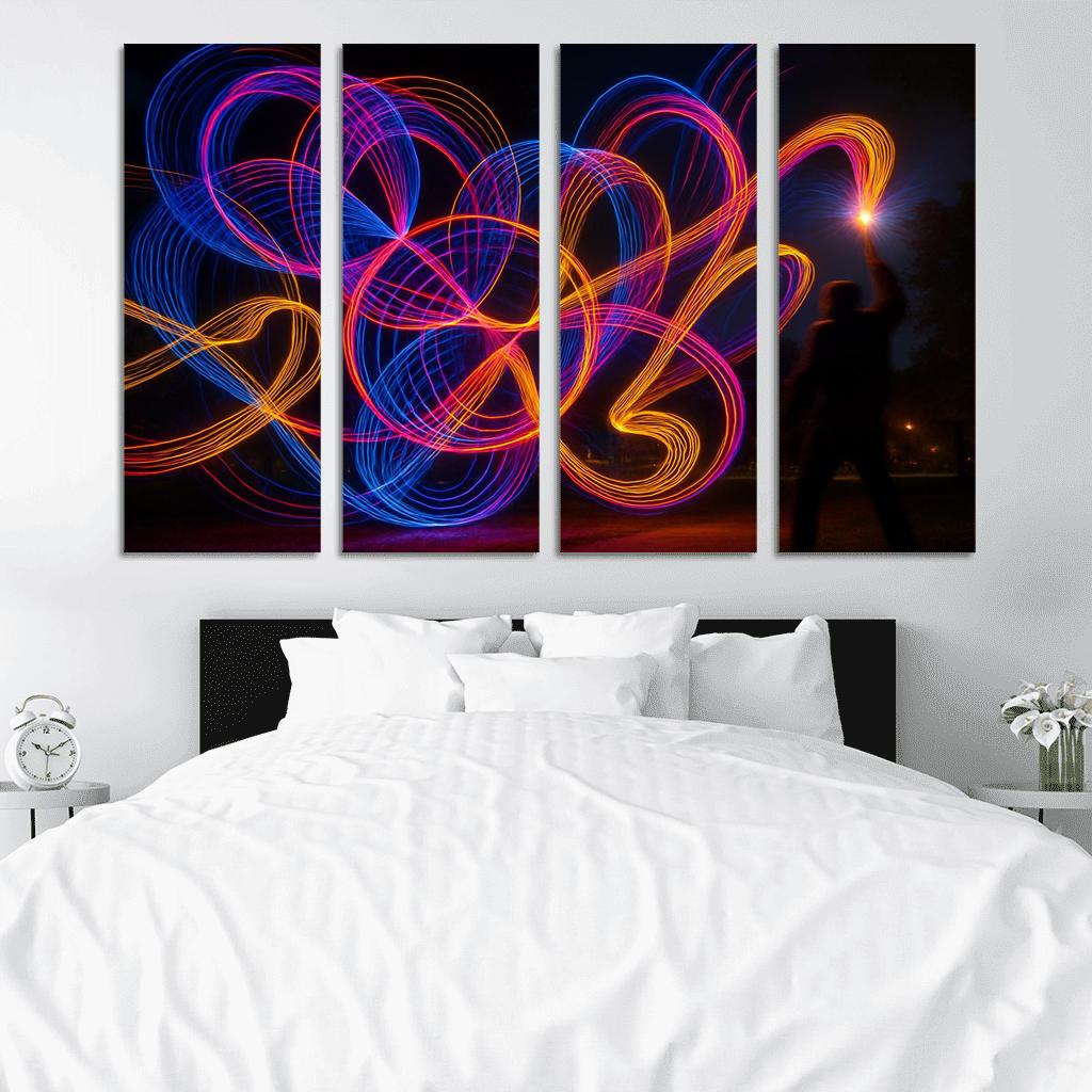Experimental Light Painting Photography decor