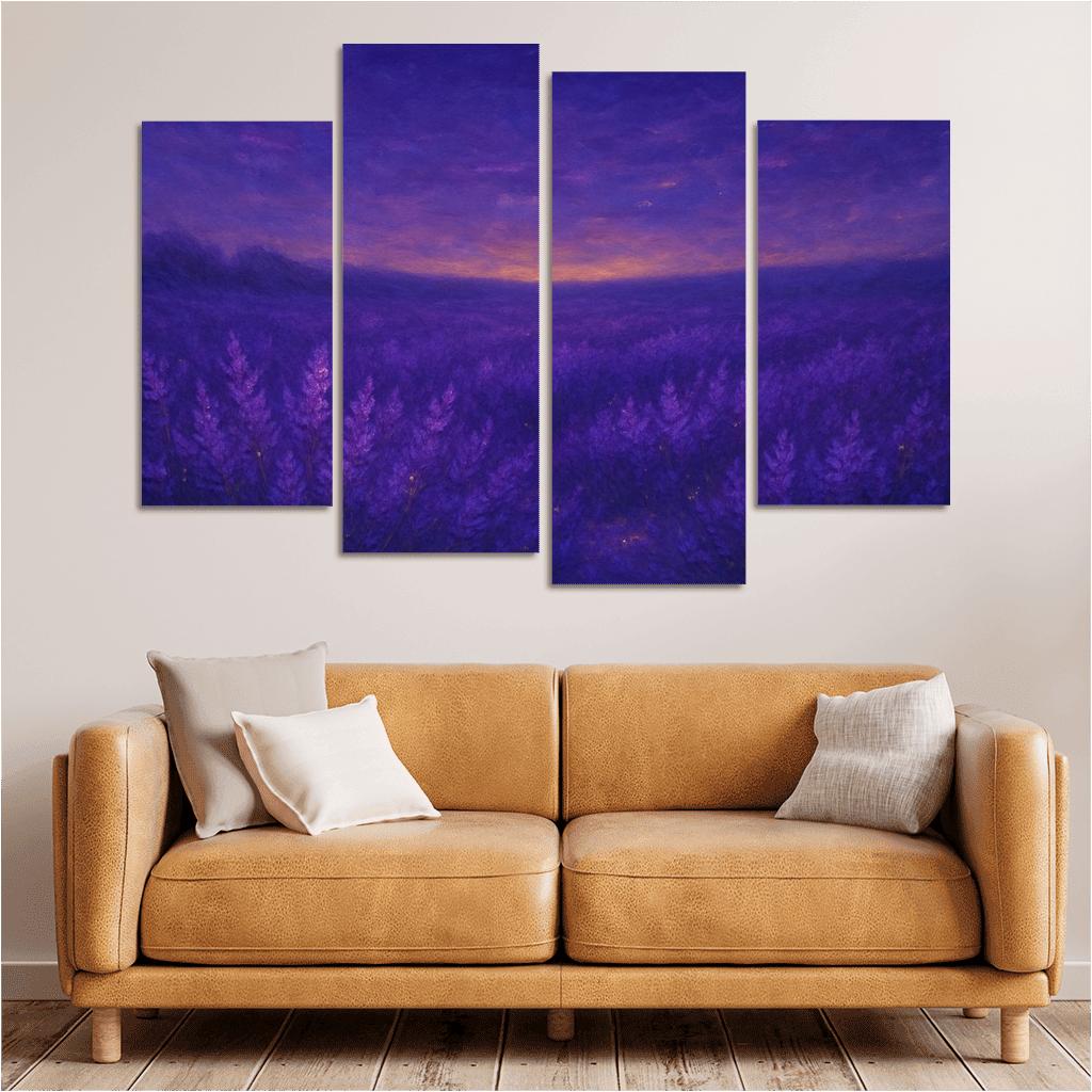 Mystical Lavender Twilight premium artwork frames