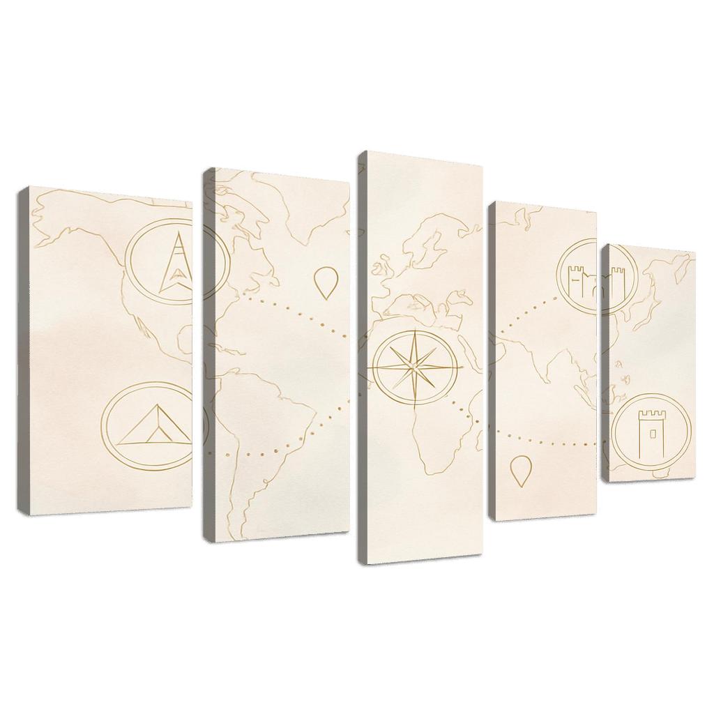 Passport Of Memories canvas paintings frame