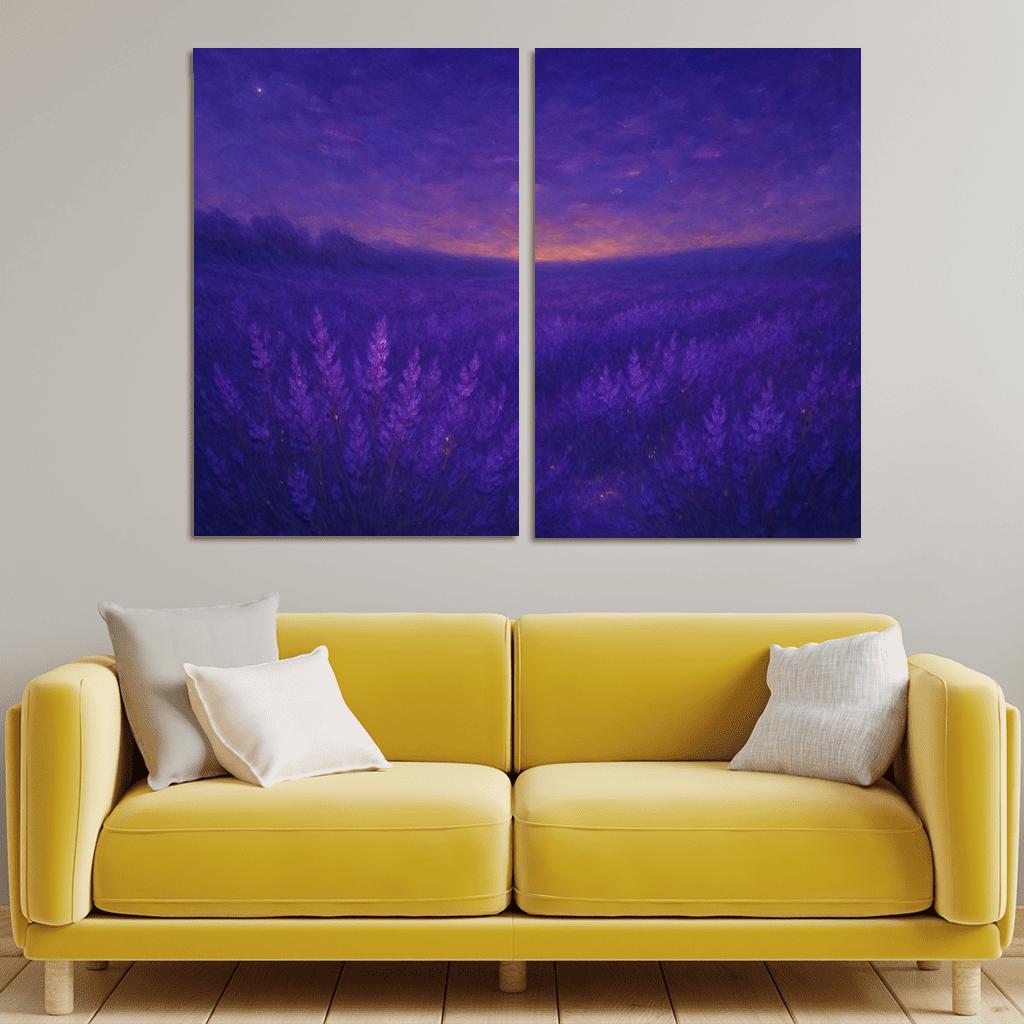 Mystical Lavender Twilight premium artwork frames
