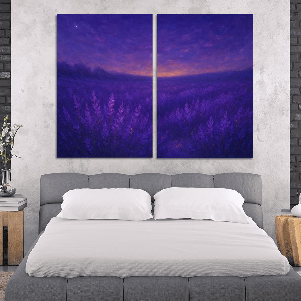 Mystical Lavender Twilight premium artwork frames
