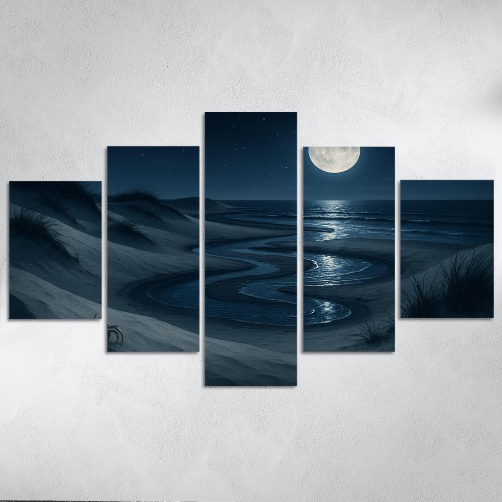 Moonlit Dune Cove decor