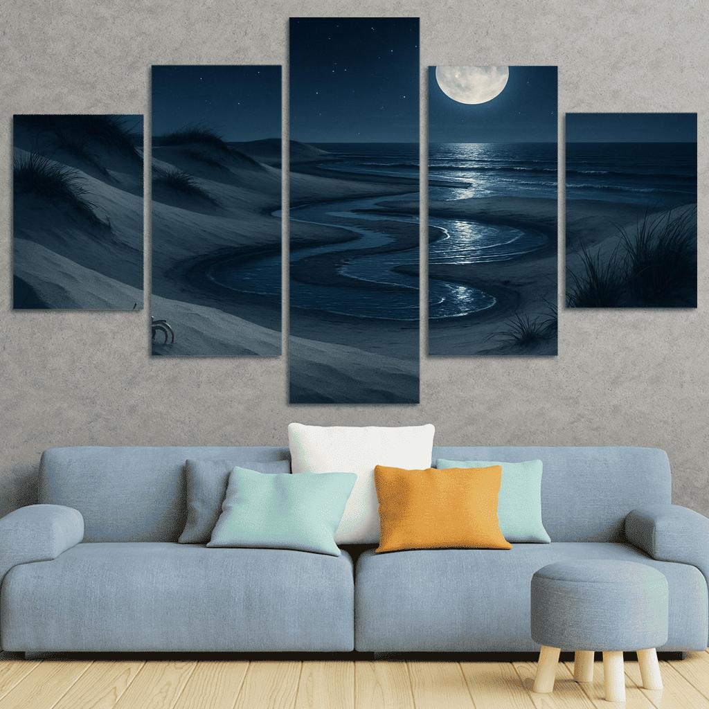 Moonlit Dune Cove decor