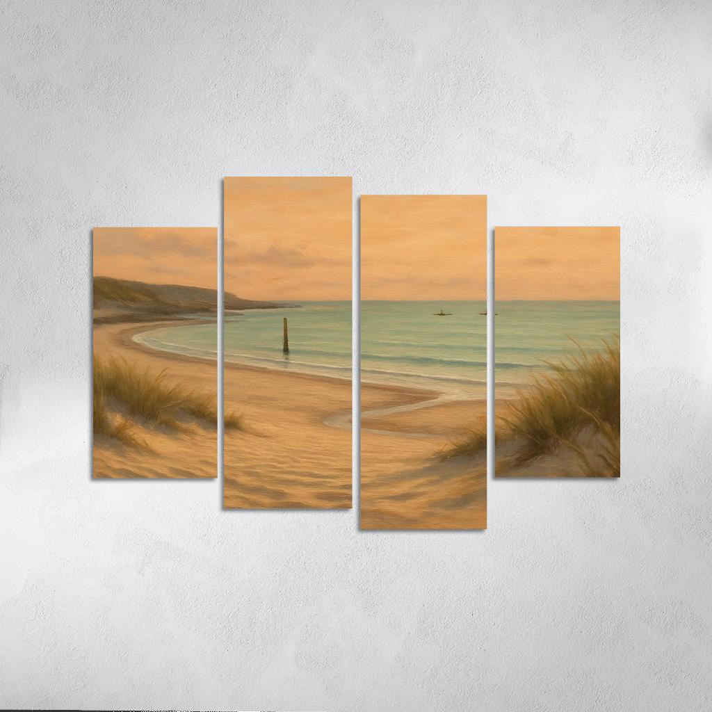 Whispering Dune Cove abstract paintings frame