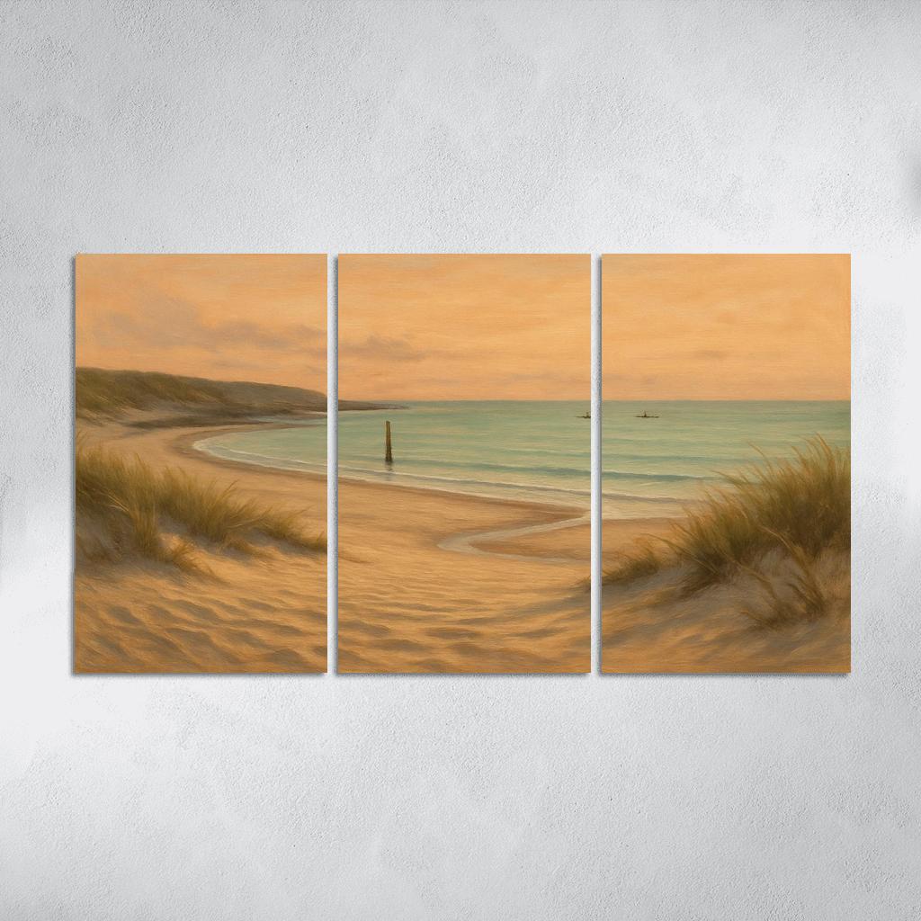 Whispering Dune Cove abstract paintings frame