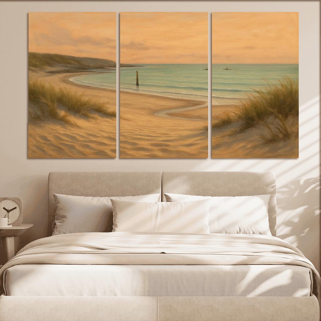 Whispering Dune Cove abstract paintings frame