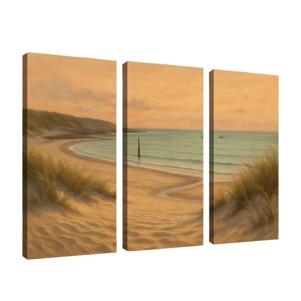 Whispering Dune Cove abstract paintings frame