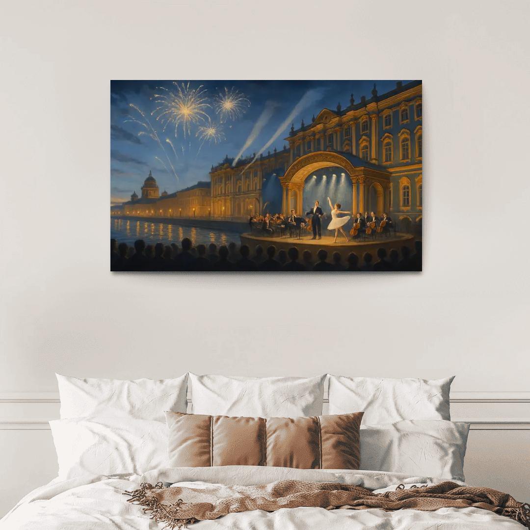 White Nights Festival St Petersburg custom paintings frame