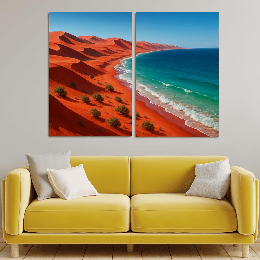 Crimson Dunes Coastline decor