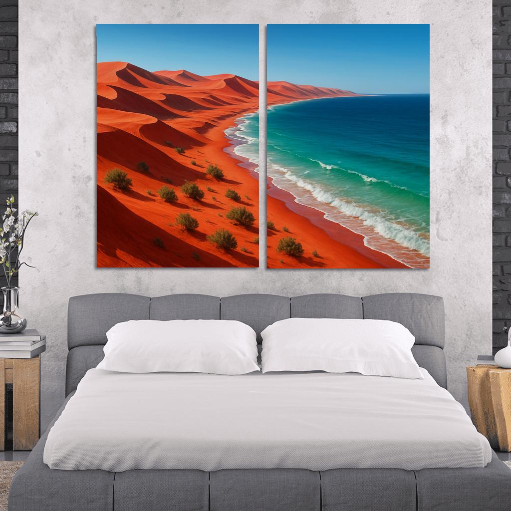 Crimson Dunes Coastline decor