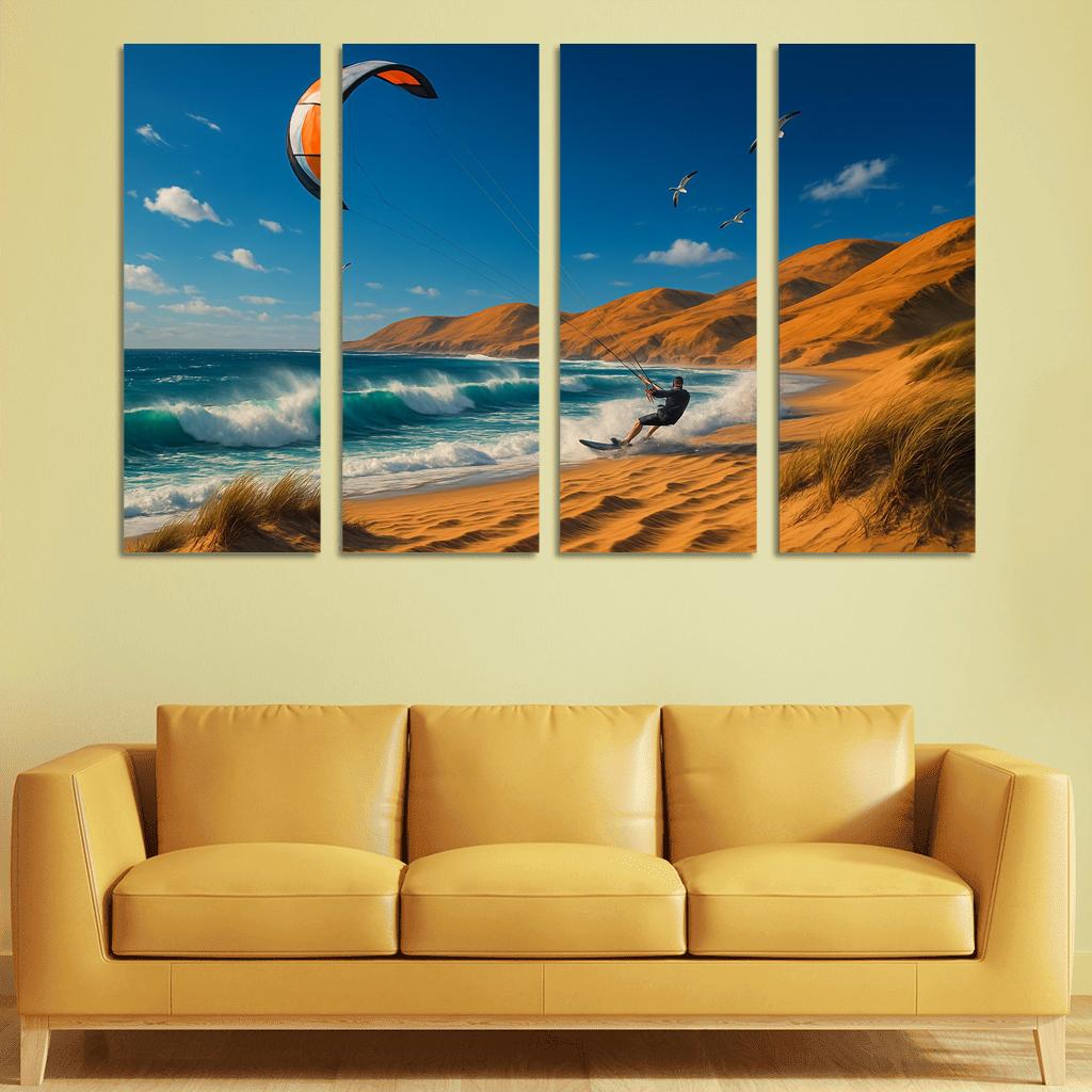 Windward Dune Cape multi-panel paintings