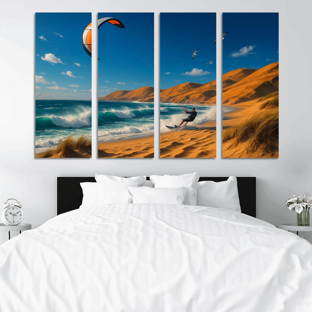 Windward Dune Cape multi-panel paintings