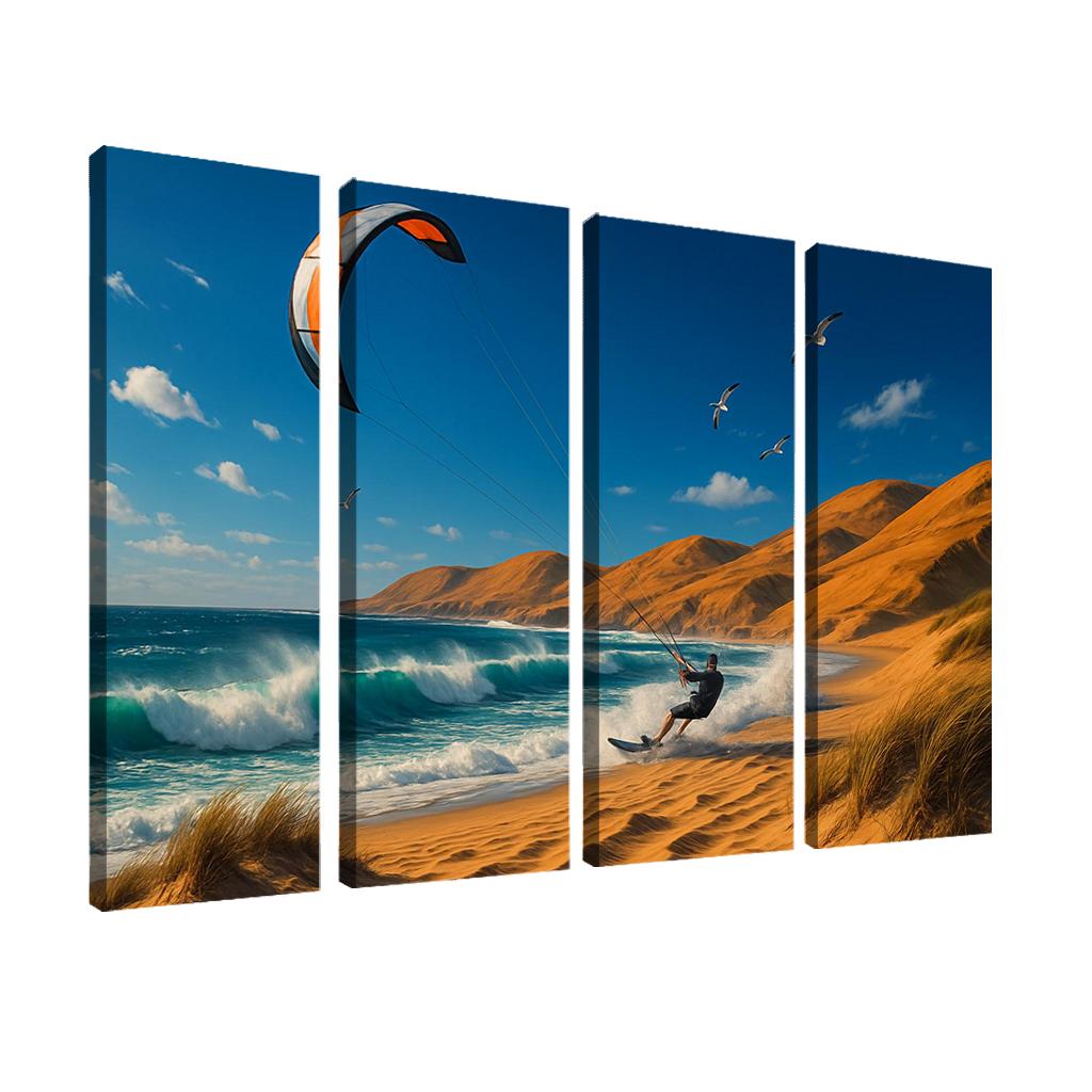 Windward Dune Cape multi-panel paintings