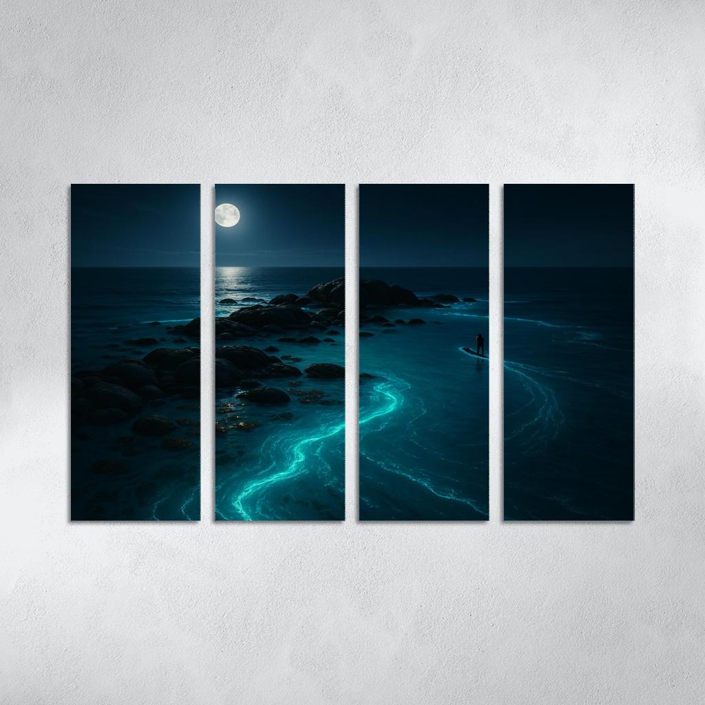 Luminous Tide Archipelago framed paintings