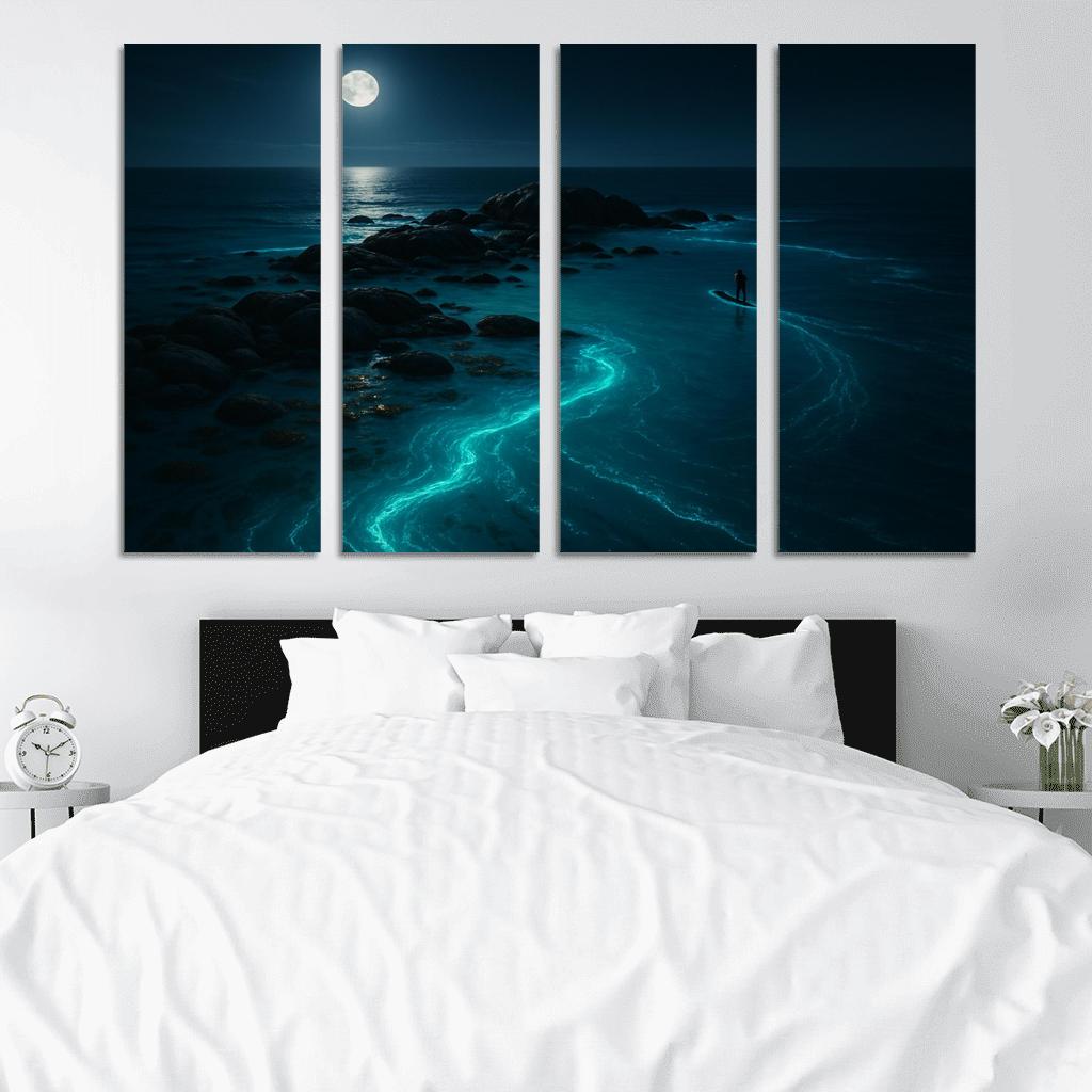 Luminous Tide Archipelago framed paintings