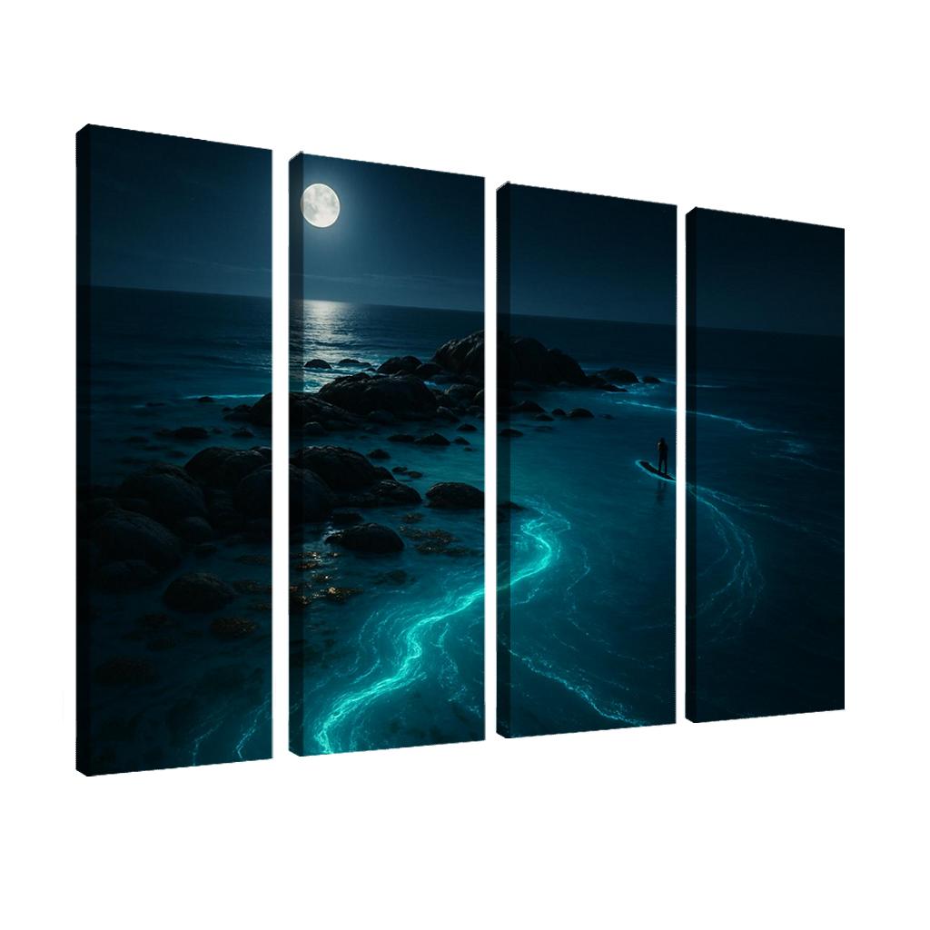 Luminous Tide Archipelago framed paintings