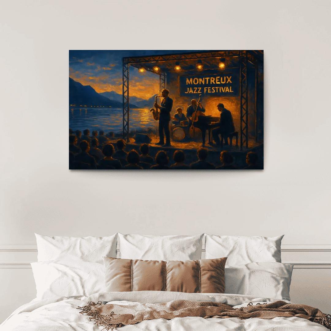 Montreux Jazz Festival Switzerland one-piece frames