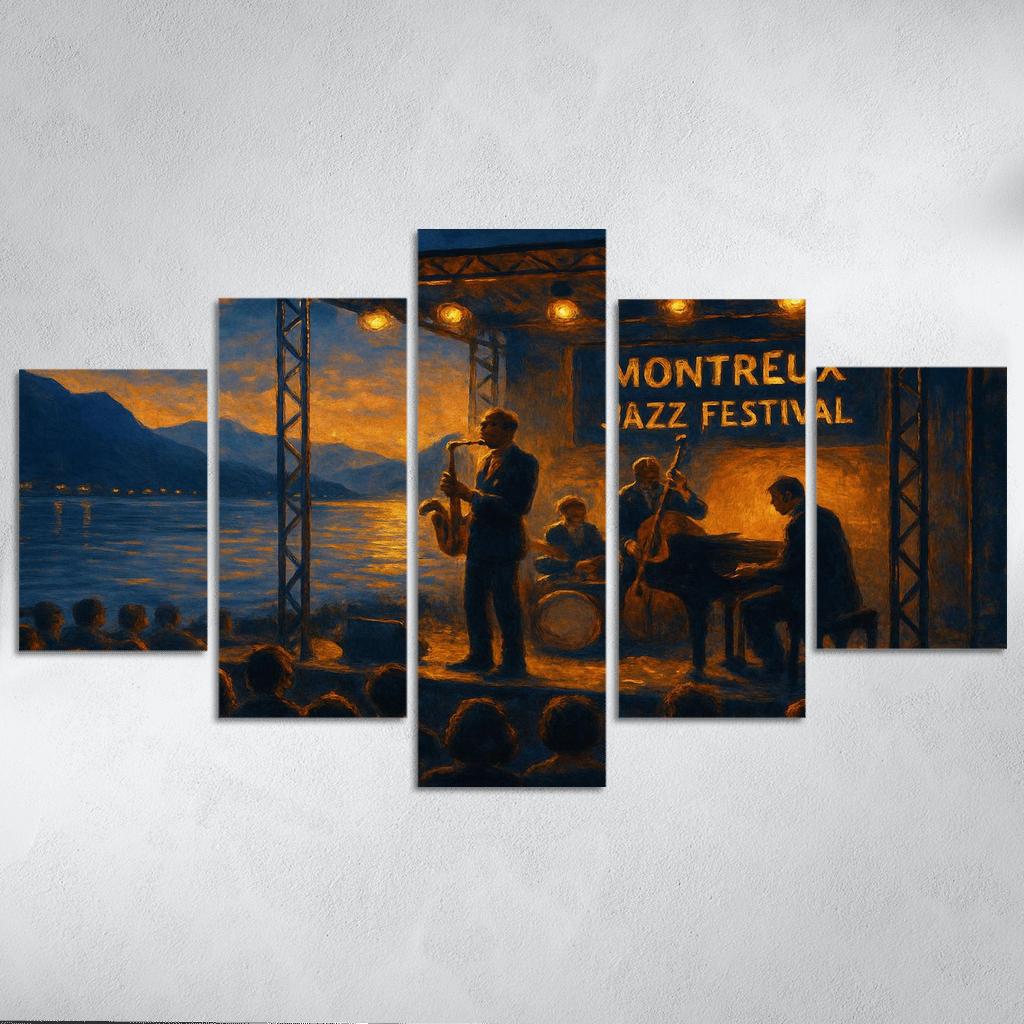 Montreux Jazz Festival Switzerland one-piece frames