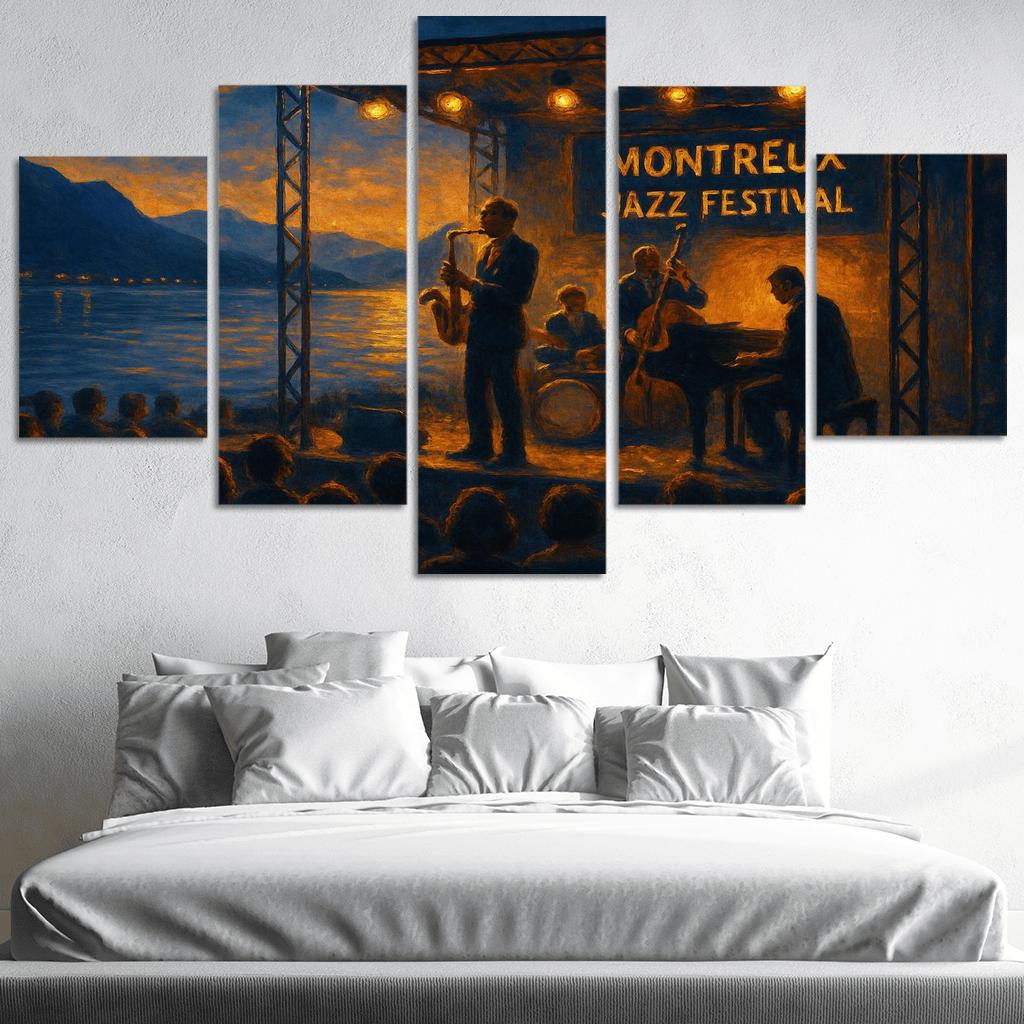 Montreux Jazz Festival Switzerland one-piece frames