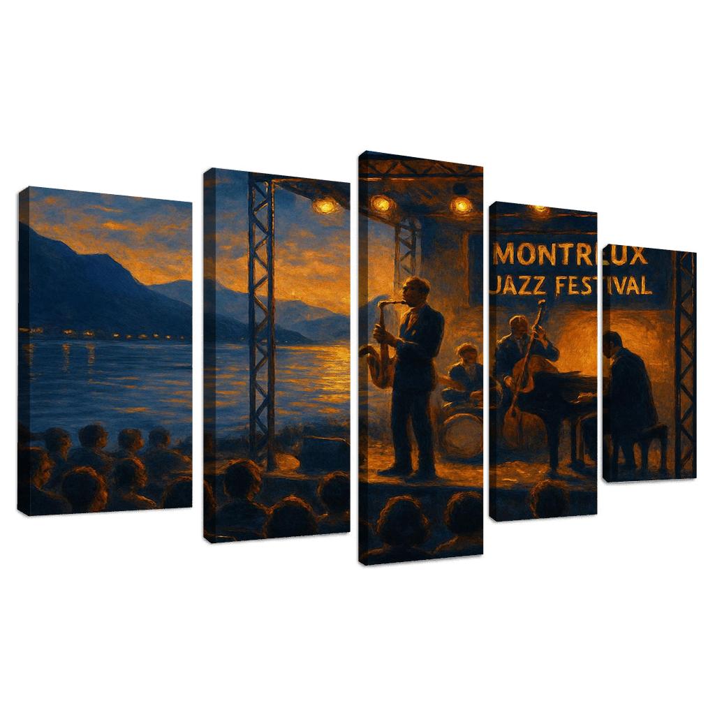 Montreux Jazz Festival Switzerland one-piece frames