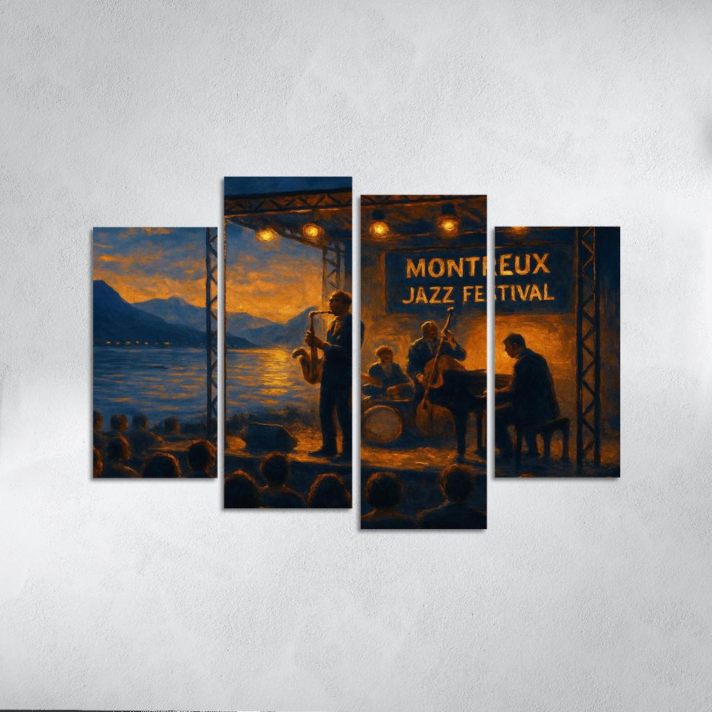 Montreux Jazz Festival Switzerland one-piece frames