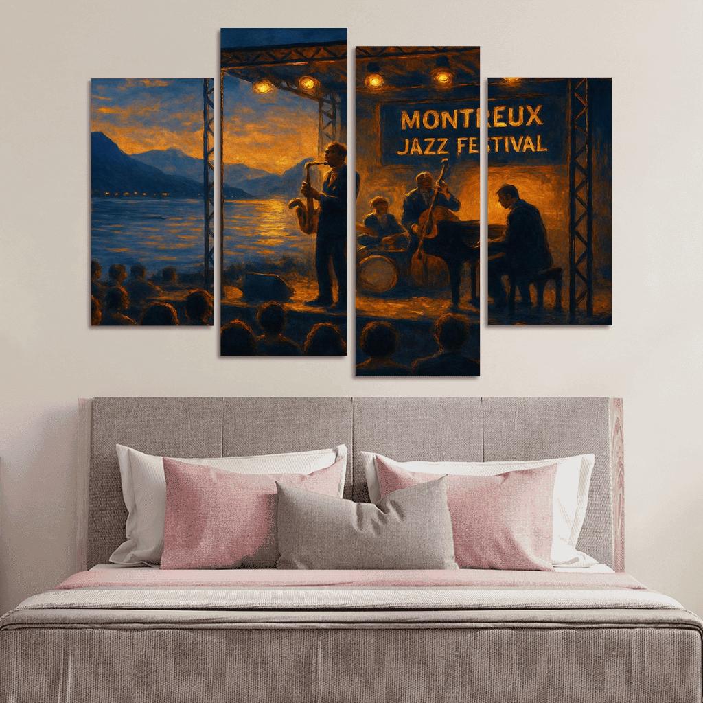 Montreux Jazz Festival Switzerland one-piece frames