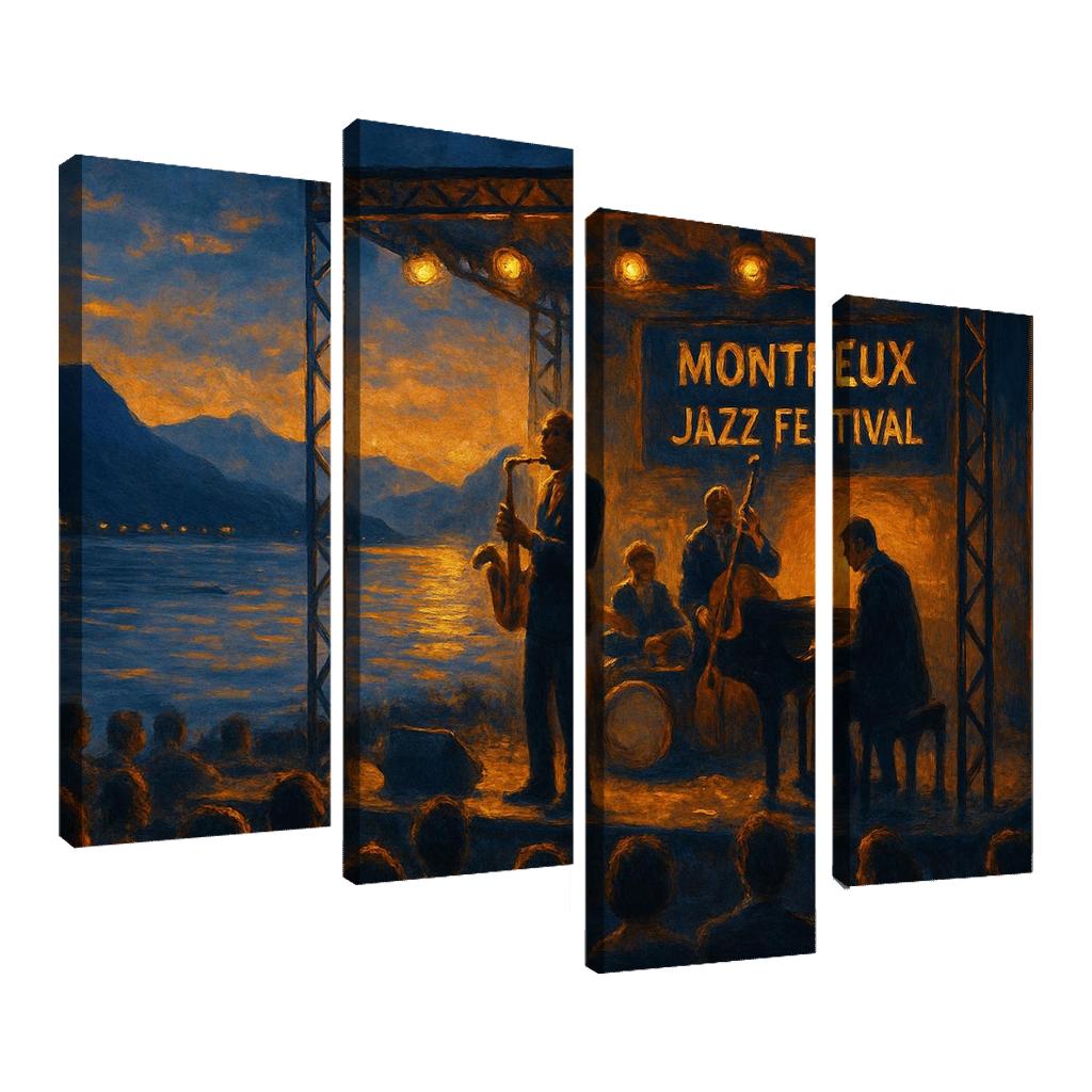 Montreux Jazz Festival Switzerland one-piece frames