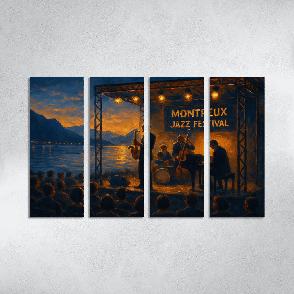 Montreux Jazz Festival Switzerland one-piece frames