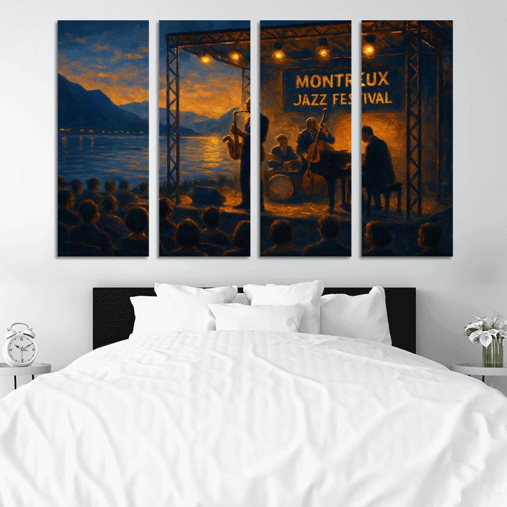 Montreux Jazz Festival Switzerland one-piece frames